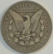 Rare Key date 1881-CC Morgan Silver Dollar. Circ