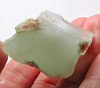 Rough cut 92ct green Opal