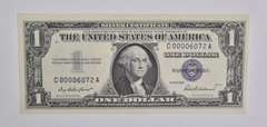 1957 $1 US Silver Certificate Blue Seal Fancy Serial Number LOW