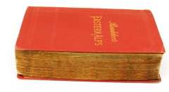 1911 Baedeker's Eastern Alps Travel Book