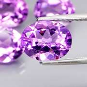 Rich 9.86ct top violet Brazilian Amethyst set