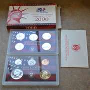 2000 US Silver Proof Set OGP