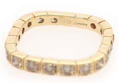 Dynamic 4.90ctw Black Top Light Brown and White Diamond Eternity Band Ring Set in 18K