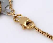 Eye Catching 18kt Australian Opal w Pink Sapphire Princess Cut Diamond Pendant on Chain