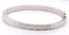 925 Sterling Silver Versache Style Bangle