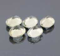 Brilliant 15.98ct natural platinum green Amethyst set