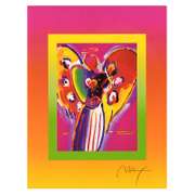 Angel with Heart on Blends by Peter Max