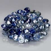 Multi-hue 3.81ct blue Sapphire set