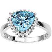 1.30 CT BABY SWISS BLUE TOPAZ SILVER RING
