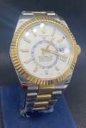 PRE-OWNED ROLEX TWO TONE SKY DWELLER WHITE DIAL| MODEL 326933