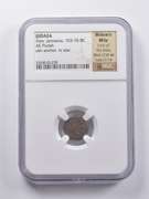103-76 BC Widows Mite Judaea AE Prutah Alex. Jannaeus NGC Ancients