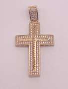 14kt Solid Yellow Gold Cross Pendant