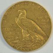 Splendid original 1913 US $2.50 Indian Gold Piece. Nice