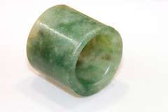 Ching Dynasty Jadeite Archer's Ring - 30 gr.