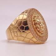 14kt Solid Yellow Gold Men's Ring