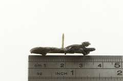 Sterling Silver Hugh Glass Bear American History Lapel Pin/Brooch