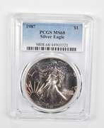 MS68 1987 American Silver Eagle - Graded PCGS