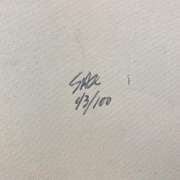 Abraham Lincoln by Steve Kaufman (1960-2010)