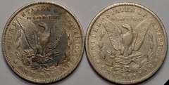 1896-O And 1897-O Morgan Silver Dollars Circulated