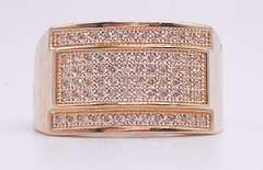 14kt Solid Yellow Gold Men's Ring