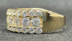CHANNEL SET ROUND DIAMOND RING