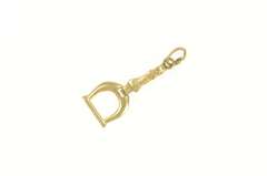 14K Yellow Gold 3D Stirrup Horse Riding Equestrian Polo Charm/Pendant