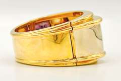 25.0 CTW Amethyst & 18kt Solid Yellow Gold Bracelet
