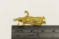 10K Yellow Gold Thai Dancer Ornate Detailed Vintage Charm/Pendant