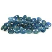 Multi-hue 7.81ct natural blue Sapphire set