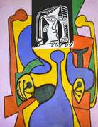Pablo Picasso, Woman With Head In Black And White