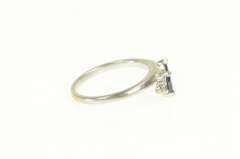 14K Yellow Gold Sapphire Diamond Wrap Wedding Band Ring