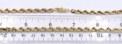 Majestic Yellow Gold Rope Chain Necklace