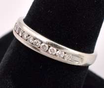 Adorable Diamond Ring In 14K White Gold