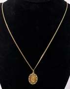 Everlasting Pedant Necklace In 14K Yellow Gold