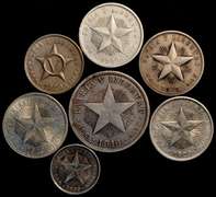 Lot Of 7 Scarce Cuban Coins
