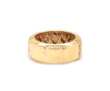 3.30 Carat Diamond Band Ring in Solid Yellow Gold