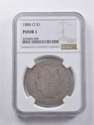POOR 1 1886-O Morgan Silver Dollar NGC