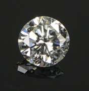 GIA 0.43 Ct Round Brilliant Cut F Color VVS2 Clarity Diamond
