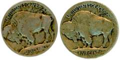 1913 Type One & 1917-S Buffalo Nickels