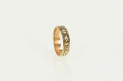Gold Filled Victorian 3.4mm Patterned Child's Baby Ring