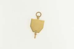 14K Yellow Gold NYU New York University Insignia Vintage Charm/Pendant