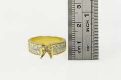 18K Yellow Gold 1.50 Ctw VS Diamond Engagement Setting Ring