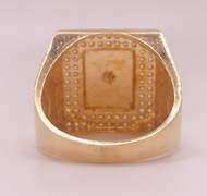 14kt Solid Yellow Gold Men's Ring