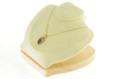14K Yellow Gold Vintage Natural Sapphire Diamond Cluster Pendant