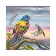 Rainbow Buntings by Katon Original