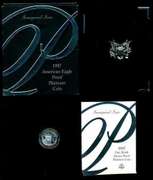 Ultra Cameo Gem Proof 1997-W $10 Platinum Eagle. Box/COA