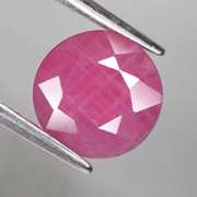 Reddish pink heated only 1.80ct Winza Ruby