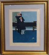 Extremely rare and collectable hand signed Norman Rockwell