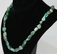 Beautiful Emerald nugget necklace