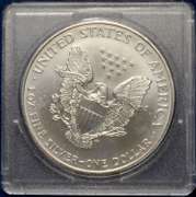 1996 American Silver Eagle BU In Plastic Capsule